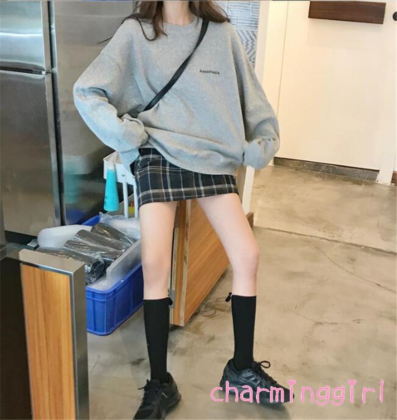 Áo Thun Nữ Dài Tay Cổ Tròn In Chữ Thời Trang