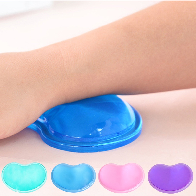 Đệm kê cổ tay bằng silicone gel trong suốt cho máy tính/laptop