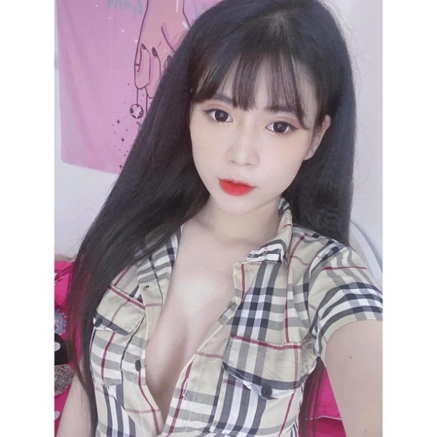 Áo sơ mi tay ngắn 2 túi chất kate - B8U