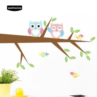 Giấy dán tường trang trí hình cú