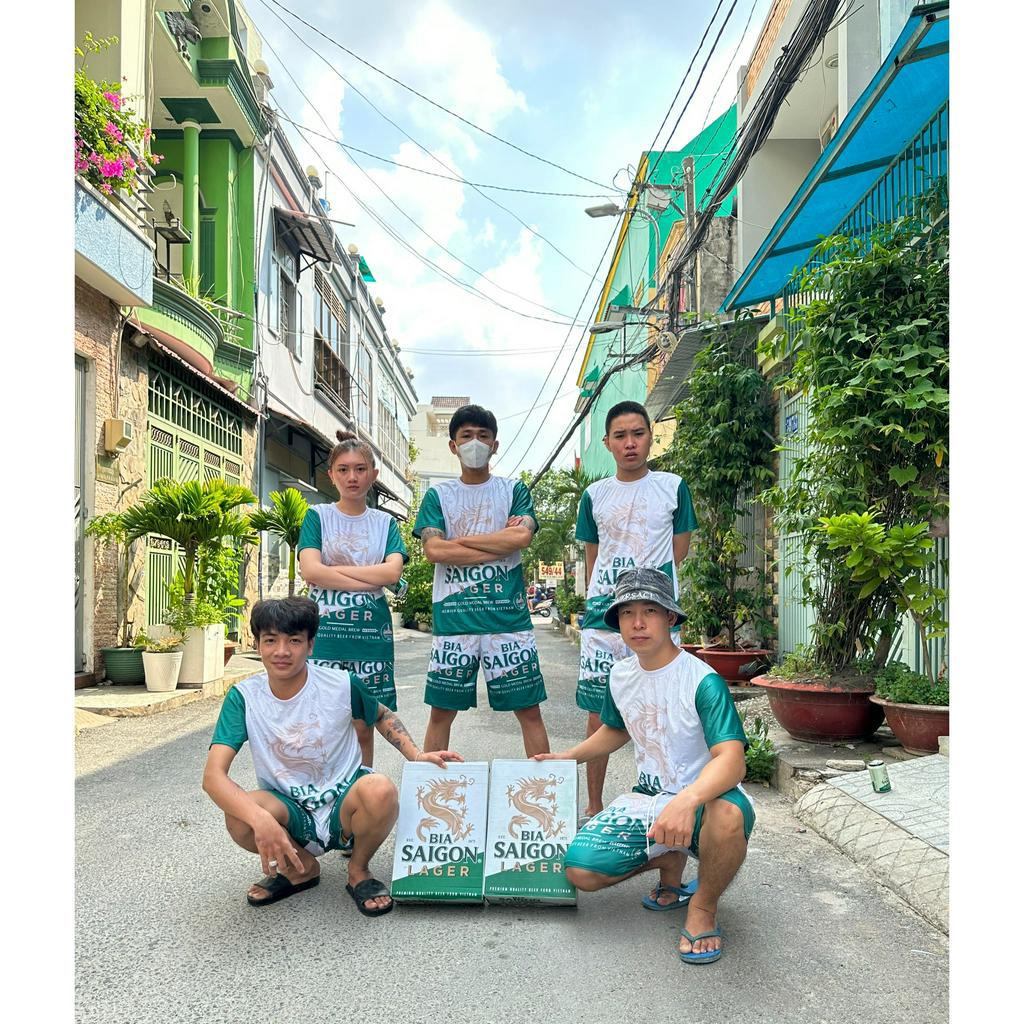 Set Bộ Mặc Nhà Unisex Cọc Tay Thun Lạnh Mát Nhẹ - Bộ Thể Thao Nam Cộc Tay Phối Màu Cao Cấp