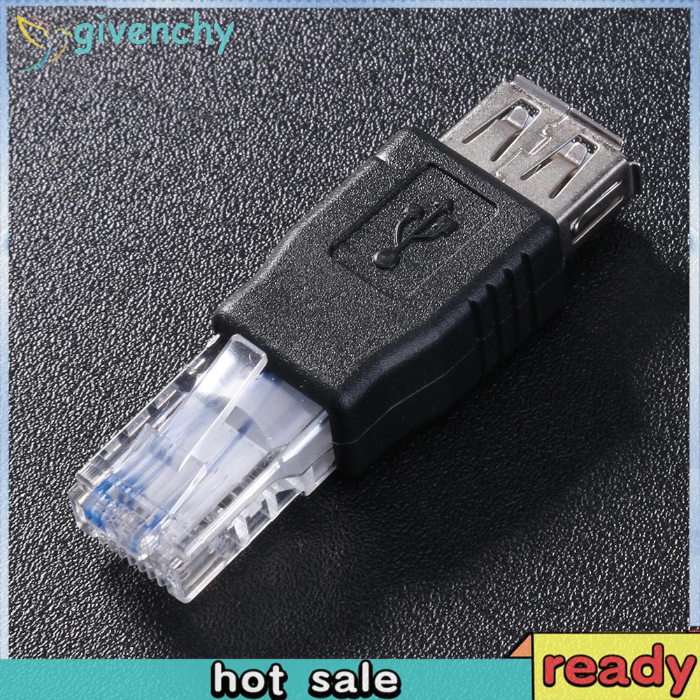 Giắc Chuyển Đổi Từ Ethernet Rj45 Male Sang Usb Female Lan Network Cable