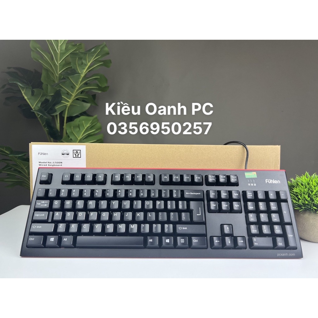 Bàn Phím có dây Fuhlen L500s Gaming | L411 USB - Hàng Chính Hãng Ninza BH 2 Năm