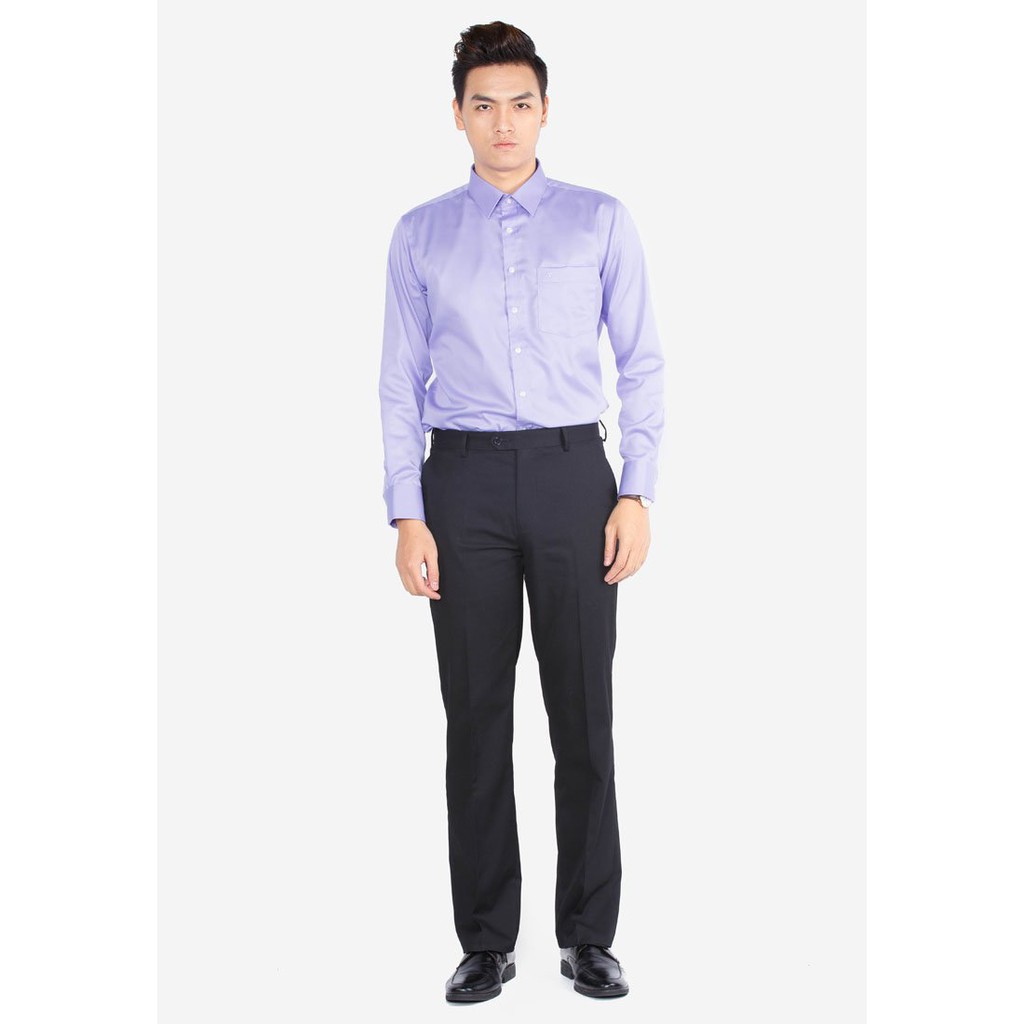 Quần âu Mattana Classic Fit màu đen MQM76160484019673