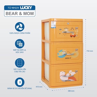 Tủ nhựa lucky Qui Phúc