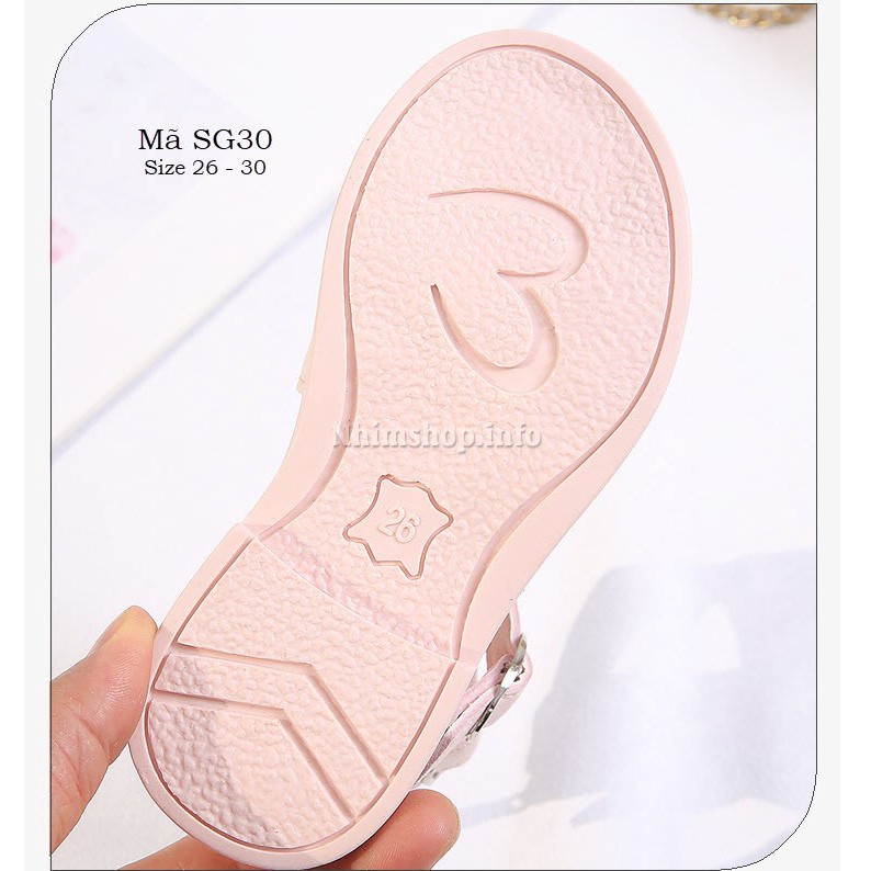 SANDAL BÉ GÁI CHIẾN BINH CỔ THẤP SIÊU DỄ THƯƠNG SG30