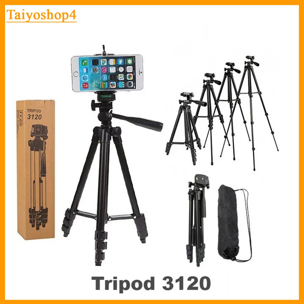 Giá đỡ điện thoại 3120 -kèm kẹp điện thoại 3 chân-Gậy livestream, quay tiktok ,quay video,chụp ảnh chống rung