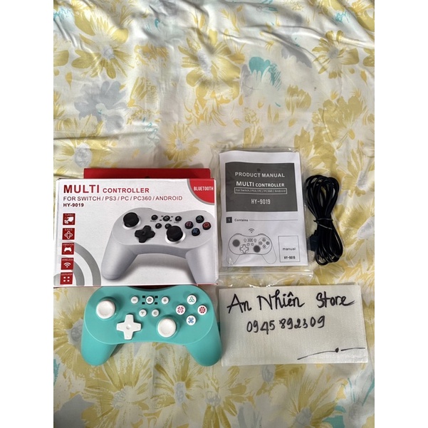 Tay Cầm Chơi Game HY-9019 Bluetooth Switch/PS3/Máy Tính/PC360/Android