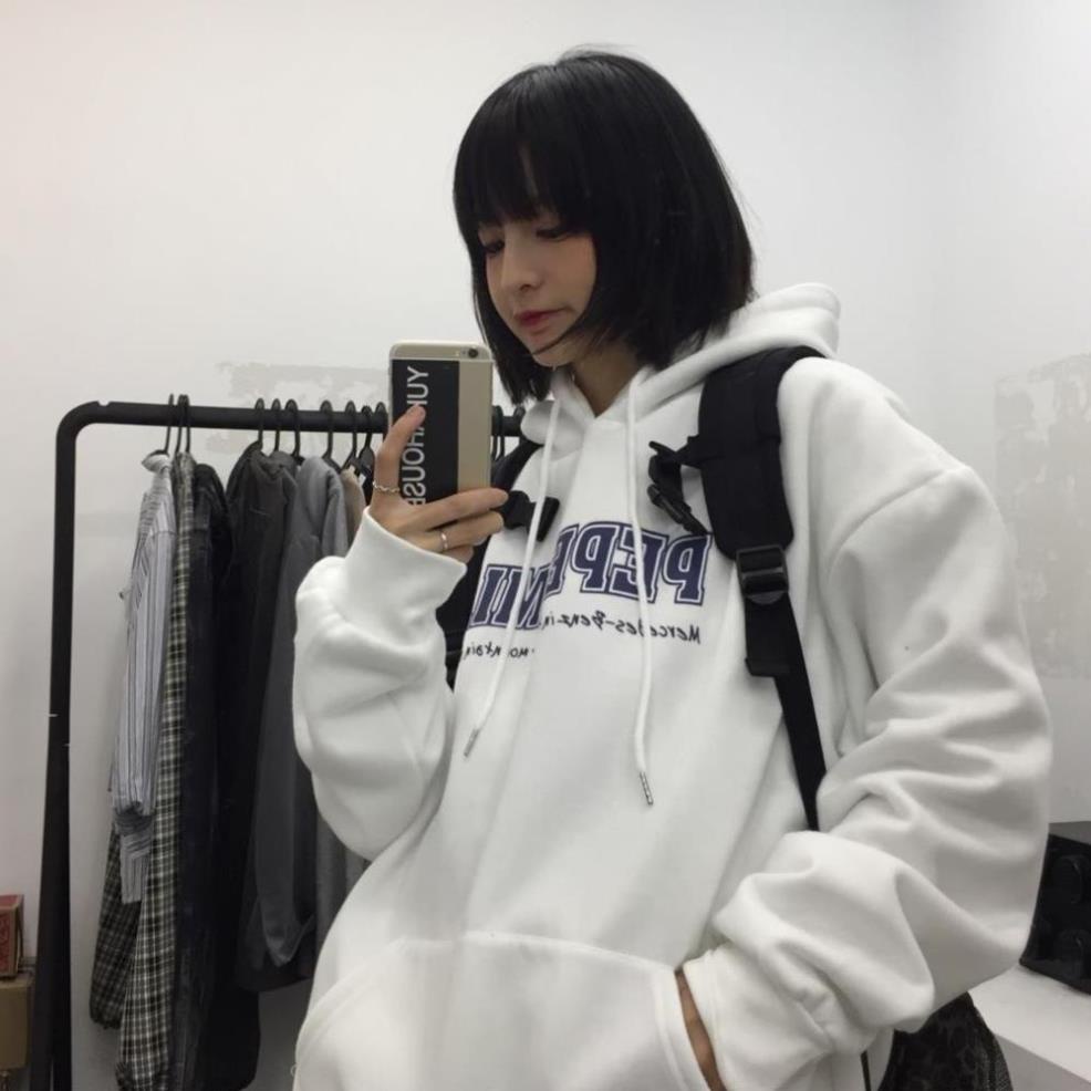 Áo hoodie nam nữ form rộng Unisex PEP siêu xinh PT3, Áo sweater nam nữ nỉ có mũ phong cách oversize streetwear