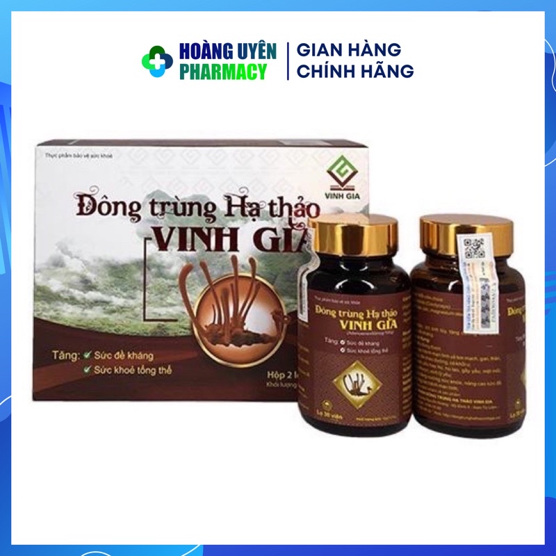 Đông trùng hạ thảo Vinh Gia - tăng đề kháng, bồi bổ cơ thể