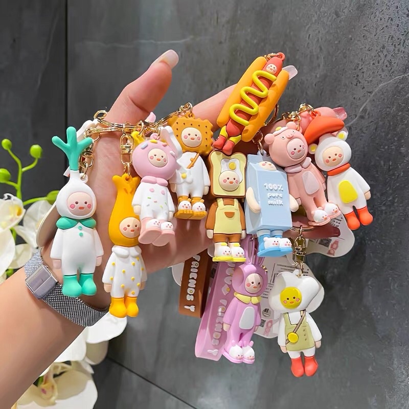 Móc Khóa Đồ Ăn siêu dễ thương