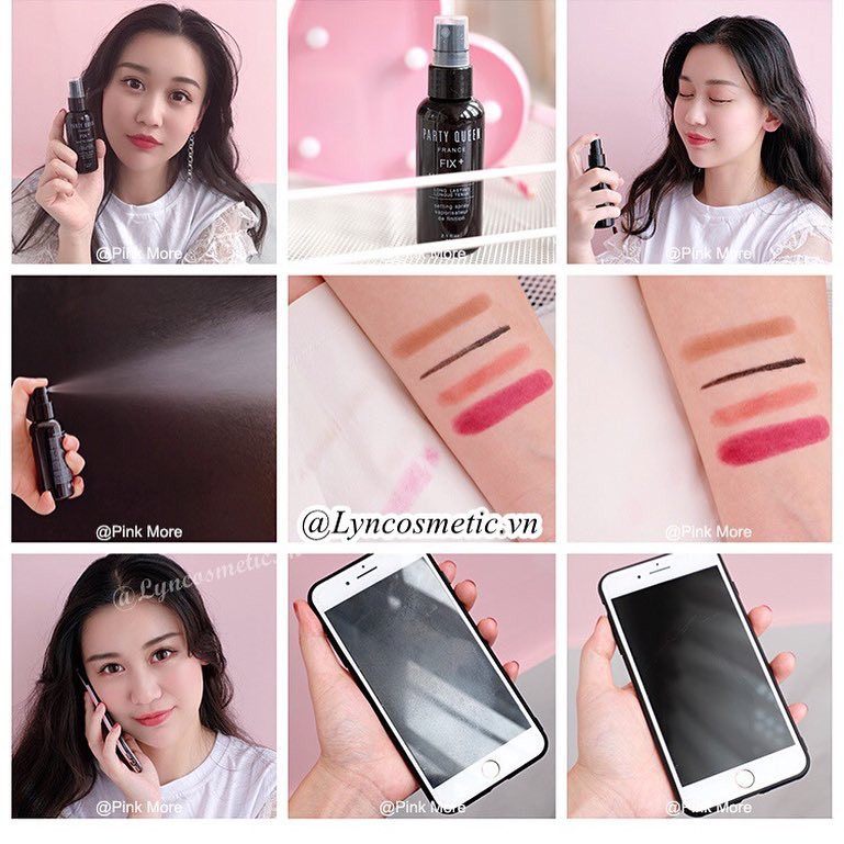 Xịt cố định lớp makeup Party Queen