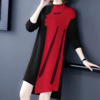 ĐẦM LEN SUÔNG PHỐI MÀU CAO CẤP
