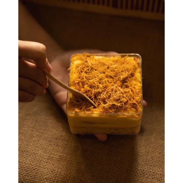 Bánh Bông Lan Kim Sa Trứng Muối Eatclean - Healthy - giảm cân Gateau Healthy