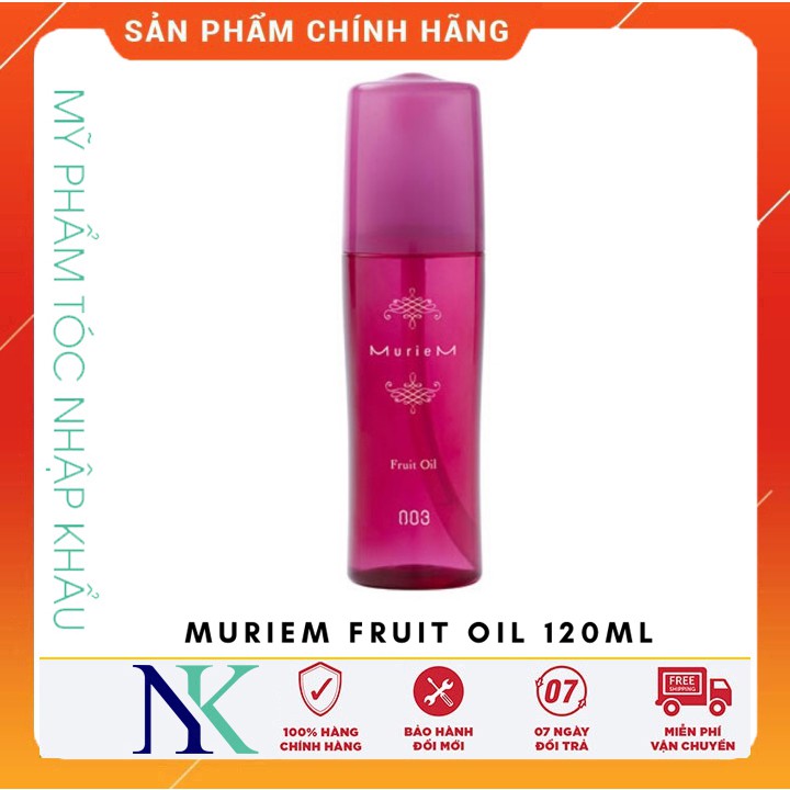 Tinh dầu dưỡng bóng và làm mềm tóc Muriem Fruit Oil 120ML