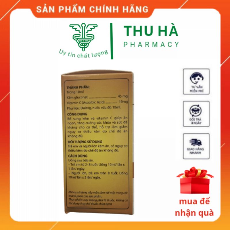 [Chính Hãng] Siro uống Nuutragen Zinc - Bổ sung kẽm cho cơ thể