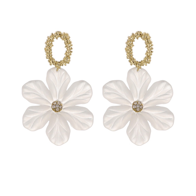 Bông tai mạ bạc 925 hình hoa xinh xắn