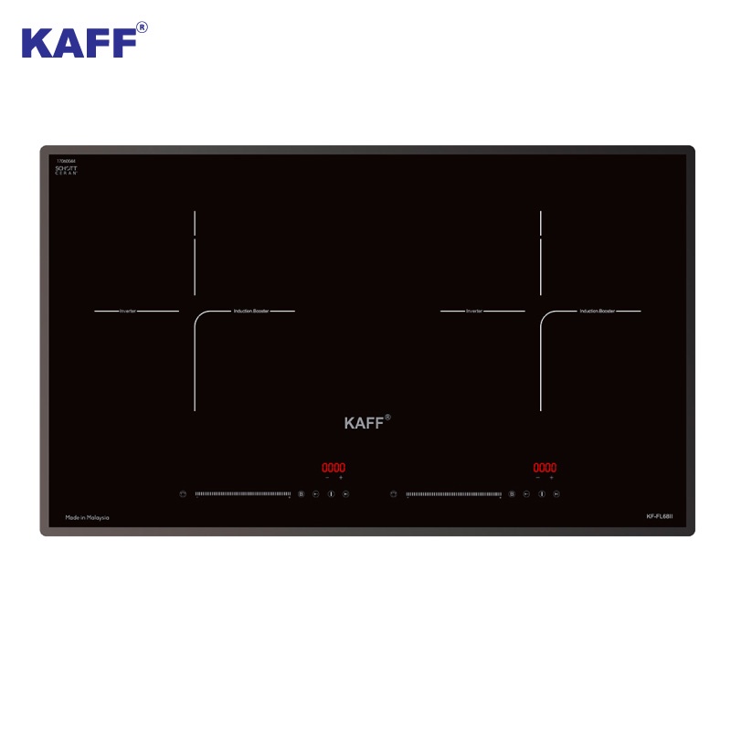Bếp từ đôi cảm ứng KAFF KF-FL68II - HÀNG NHẬP MALAYSIA - Bảo hành chính hãng 5 năm