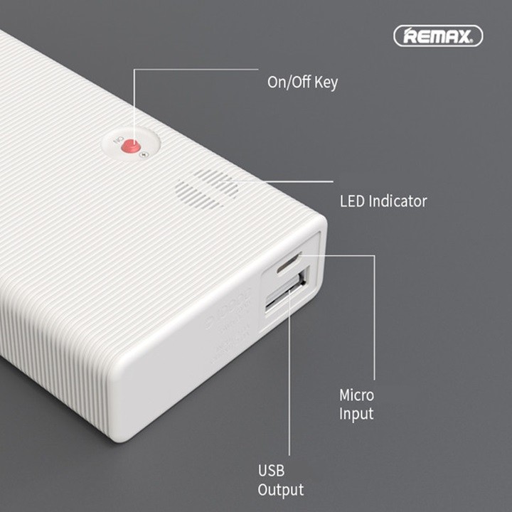 Pin dự phòng Remax Rpp-88 10000mAh lõi Lithium Polymer chính hãng