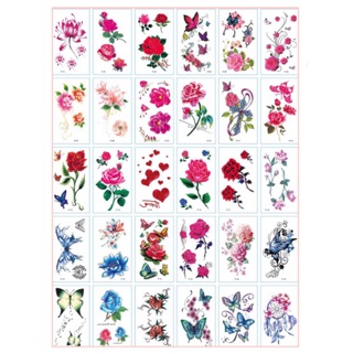 Combo 30 tấm Hình xăm dán mini