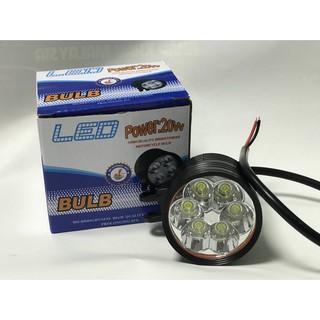 Đèn Led Trợ sáng L6 ngắn 3 chế độ sáng tốt cho xe máy