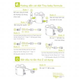 (Sỉ_ lẻ) [BẢO HÀNH CHÍNH HÃNG 5 NĂM] MÁY PHA SỮA TỰ ĐỘNG TINYBABY FORMULA NHẬT BẢN

    