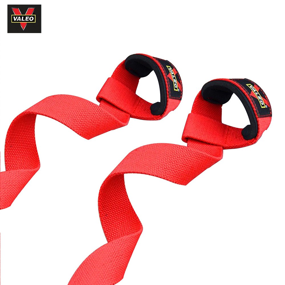 Dây kéo lưng tập GYM VALEO Lifting Straps -Hỗ trợ Deadlift, kéo tạ, lên xà (1 Đôi)