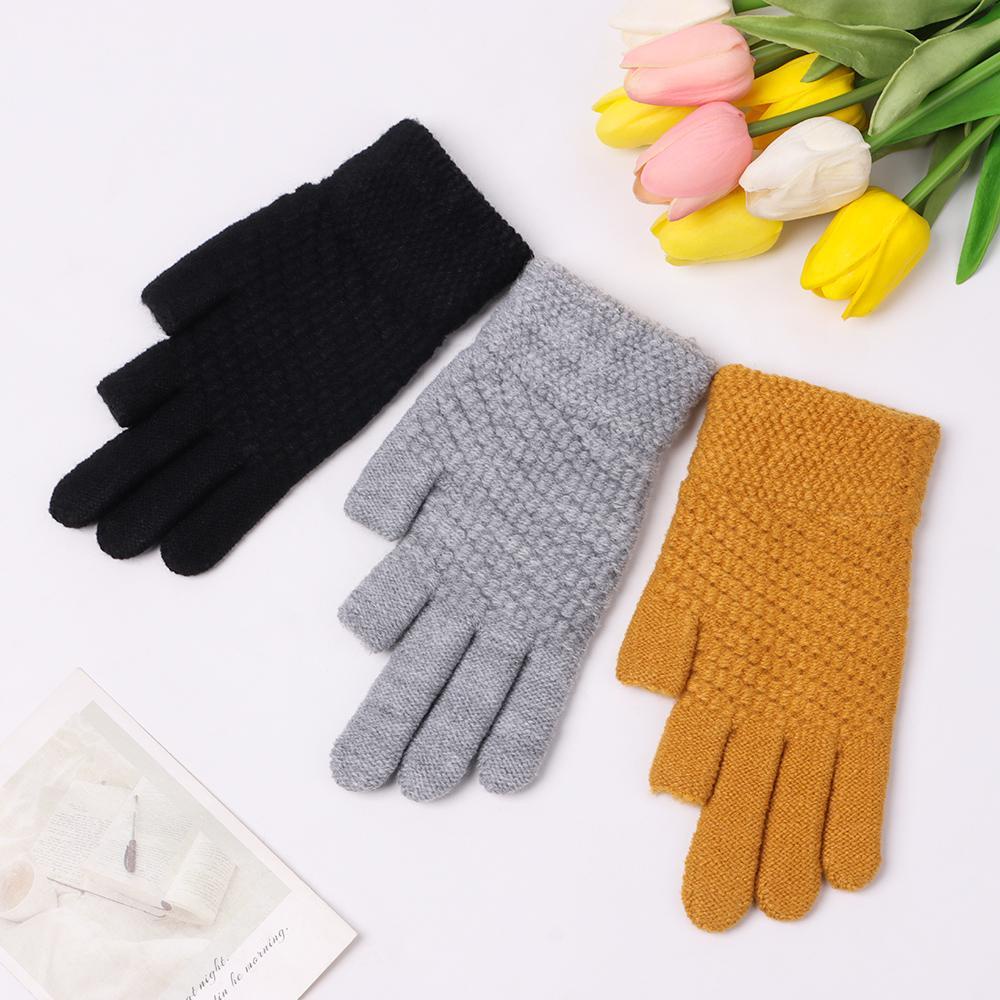 ESPO Găng Tay Dệt Kim Co Giãn Mềm Mại Giữ Ấm Cánh Tay