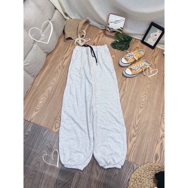Quần bom nỉ jogger siêu xịn form dài mặc siêu xinh siêu HOT