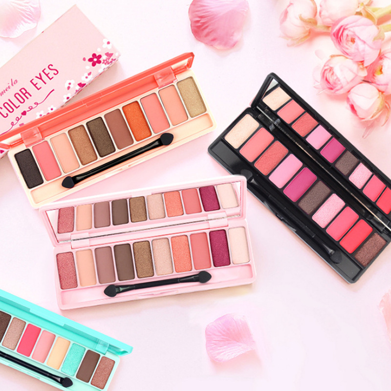 (Hàng Mới Về) Bảng Phấn Mắt Lameila 12 Màu Sắc Hiệu Ứng Lì / Ánh Nhũ Thời Trang | BigBuy360 - bigbuy360.vn