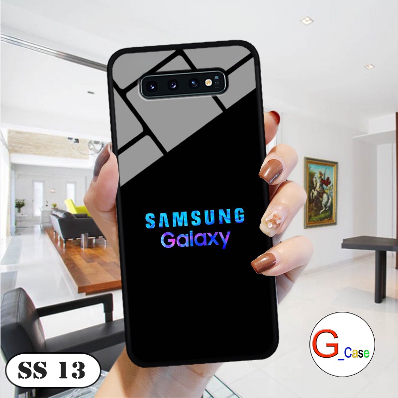 Ốp lưng Samsung Galaxy S10 Plus  - in hình 3D Logo điện thoại