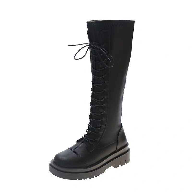 [Order] Boot nữ cao cấp dây đan chéo mũi tròn 2022 | BigBuy360 - bigbuy360.vn