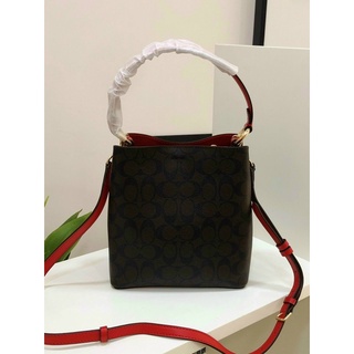 🎀 SẴN - TÚI COACH DA BUCKET 2312