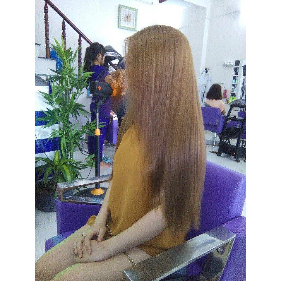 Combo phục hồi tóc nát keratin và collagen Caluo.ber Acai Beauty 1000ml