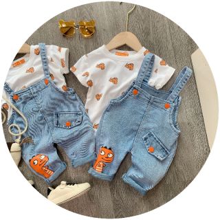 Set yếm bò áo khủng long