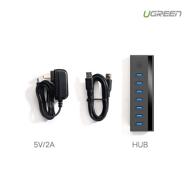 Bộ chia USB 3.0 ra 7 cổng - Hub USB 3.0 Ugreen 30845