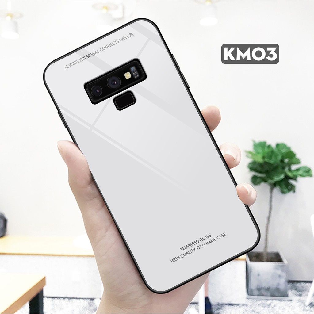 ỐP SAMSUNG kính cường lực cao cấp màu trơn tự chọn: Note 8/9/10/10 Plus/S8/S8 Plus/S9/S9 plus/S10/S10 plus