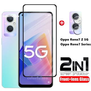 Oppo Reno 11F 5G Kính cường lực phủ sóng toàn diện cho Oppo Reno 7 Pro 7Z SE Reno7 Z 5G 7Pro 8Z Reno8 Z 11 Pro Reno11Pro 5G Phim bảo vệ màn hình Phim bảo vệ ống kính máy ảnh