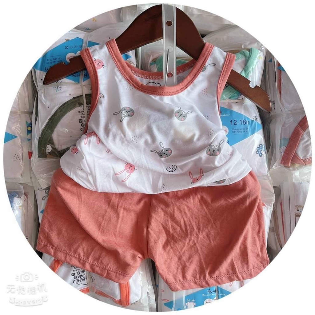 (6-18kg) Bộ thun lạnh ba lỗ avaleerr siêu mềm mát, co giãn 4 chiều CiZi.shop