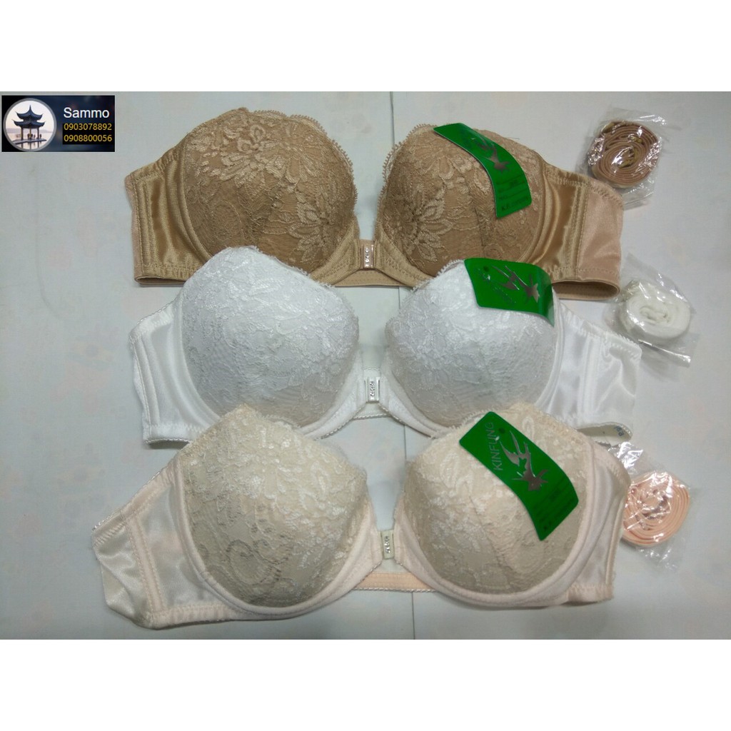 Áo Ngực Ren KF Cài Trước Có Gọng Không Mút