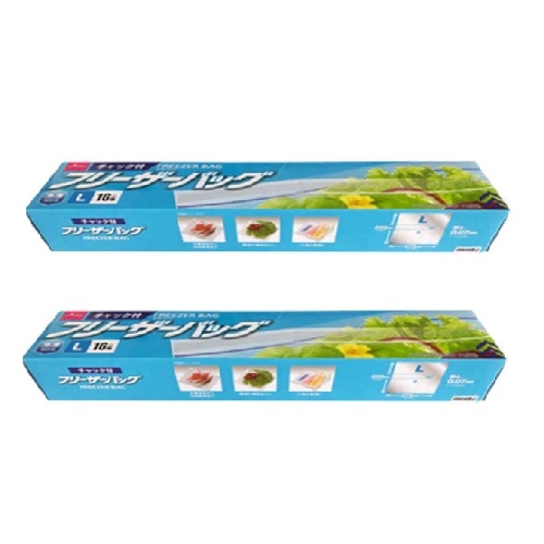 Daiso Túi trữ đông có Kẹp L 16 túi