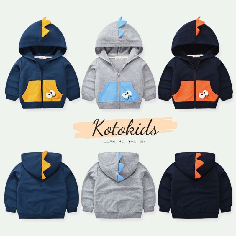 Áo khoác Hoodie cho bé BETOP họa tiết đáng yêu chất cotton