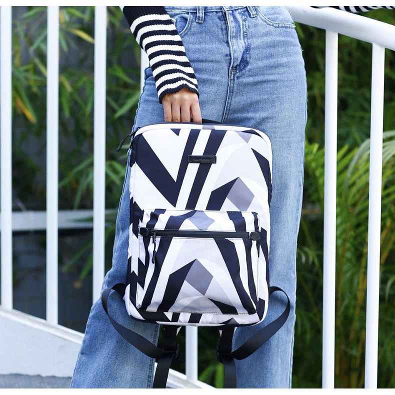 [FREESHIP] Balo chống sốc laptop Cartinoe Spotlight 15.6" đen trắng | BigBuy360 - bigbuy360.vn