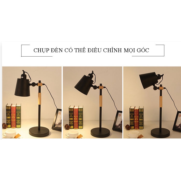 Đèn Chống Cận Thị, Đèn bàn học ☀️Chống cận☀️ FDB01 kiểu dáng sang trọng, chống lóa mắt, tiết kiệm điện + Bóng đèn