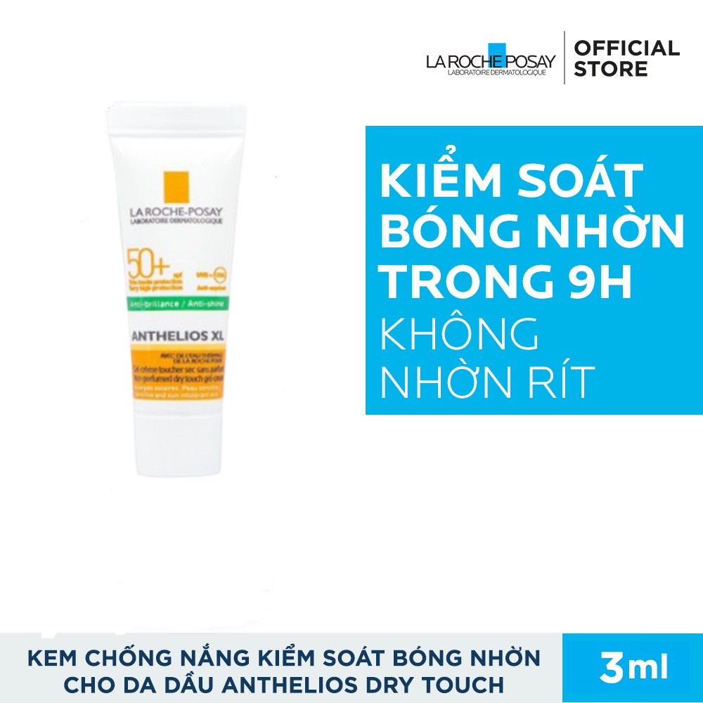 [MẪU THỬ] Kem chống nắng La Roche-Posay UVB UVA SPF 50+ Anthelios giúp kiểm soát dầu 3ml