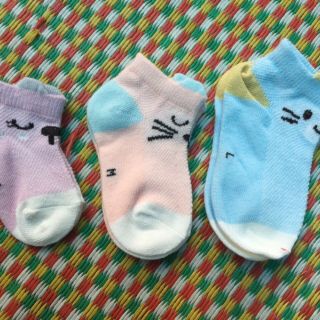 Sét 5 đôi tất lưới ngắn cổ cho bé