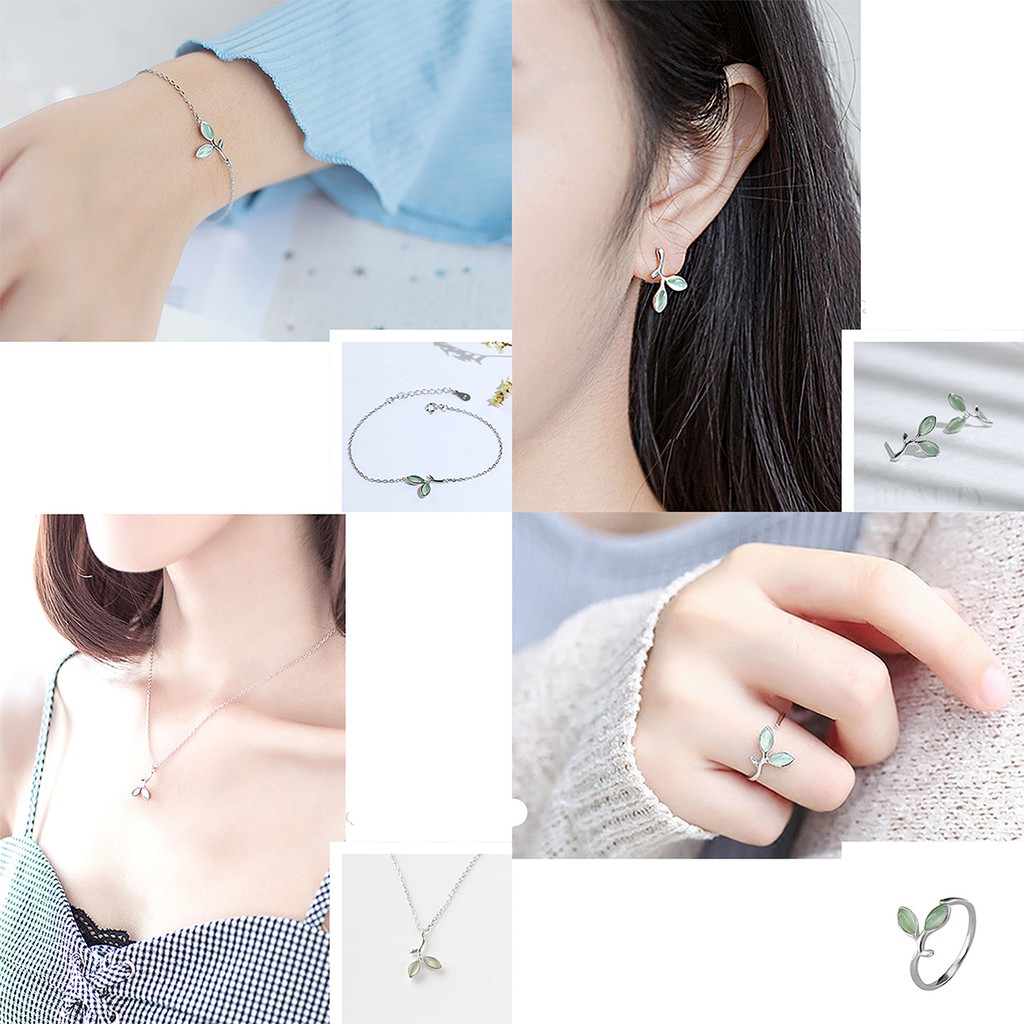Set khuyên tai bạc 925 thiên thần trái tim S925 ANGEL Silver Earrings QA SILVER EA220505