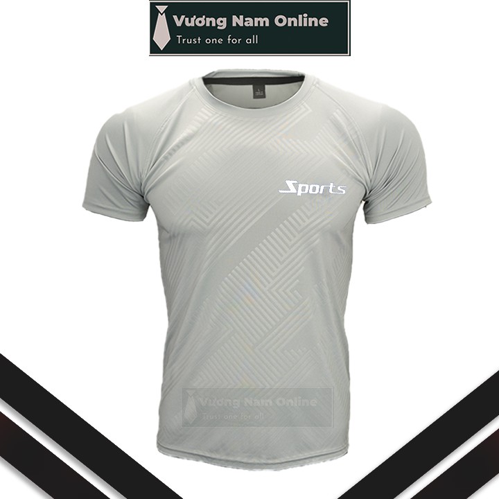 Áo thun nam thể thao mát lạnh ngắn tay thể thao cổ tròn trơn đẹp VN24C