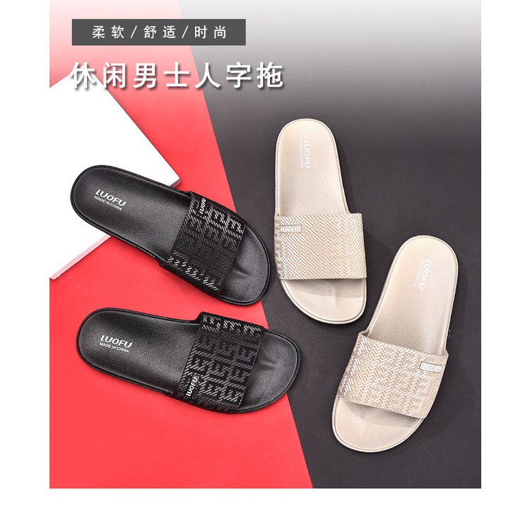 Dép lê Nam Loufu đúc nguyên khối siêu êm, mềm dẻo và rất bền không trơn