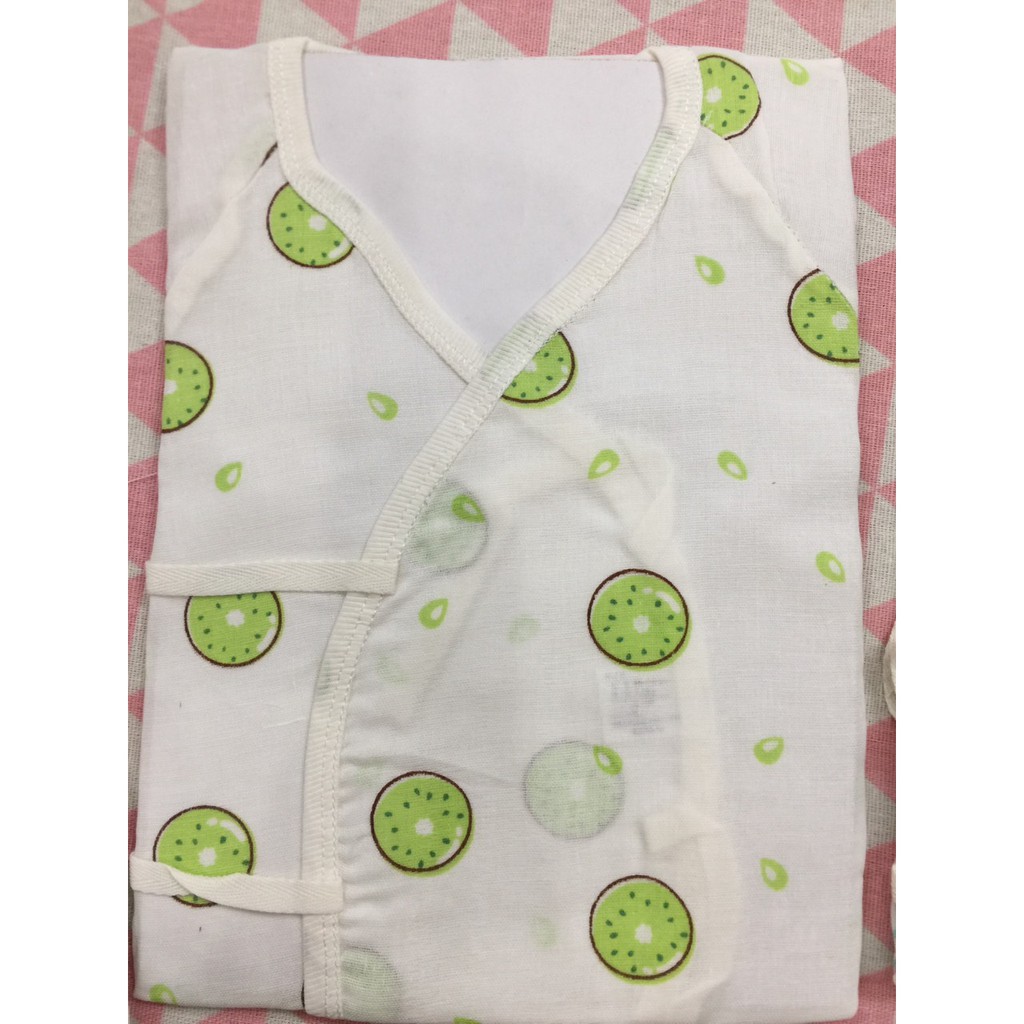 Body yukata dài tay cho bé buộc dây chất cotton sợi tre 7-9kg